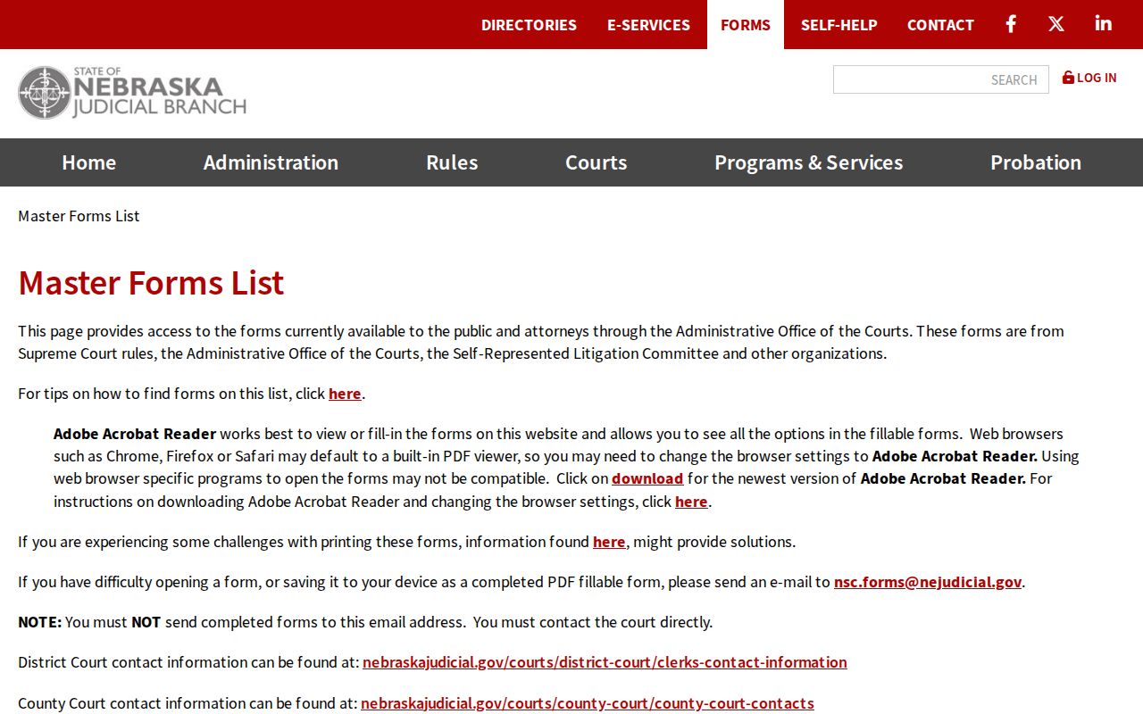 Perkins County outstanding warrants official court form index