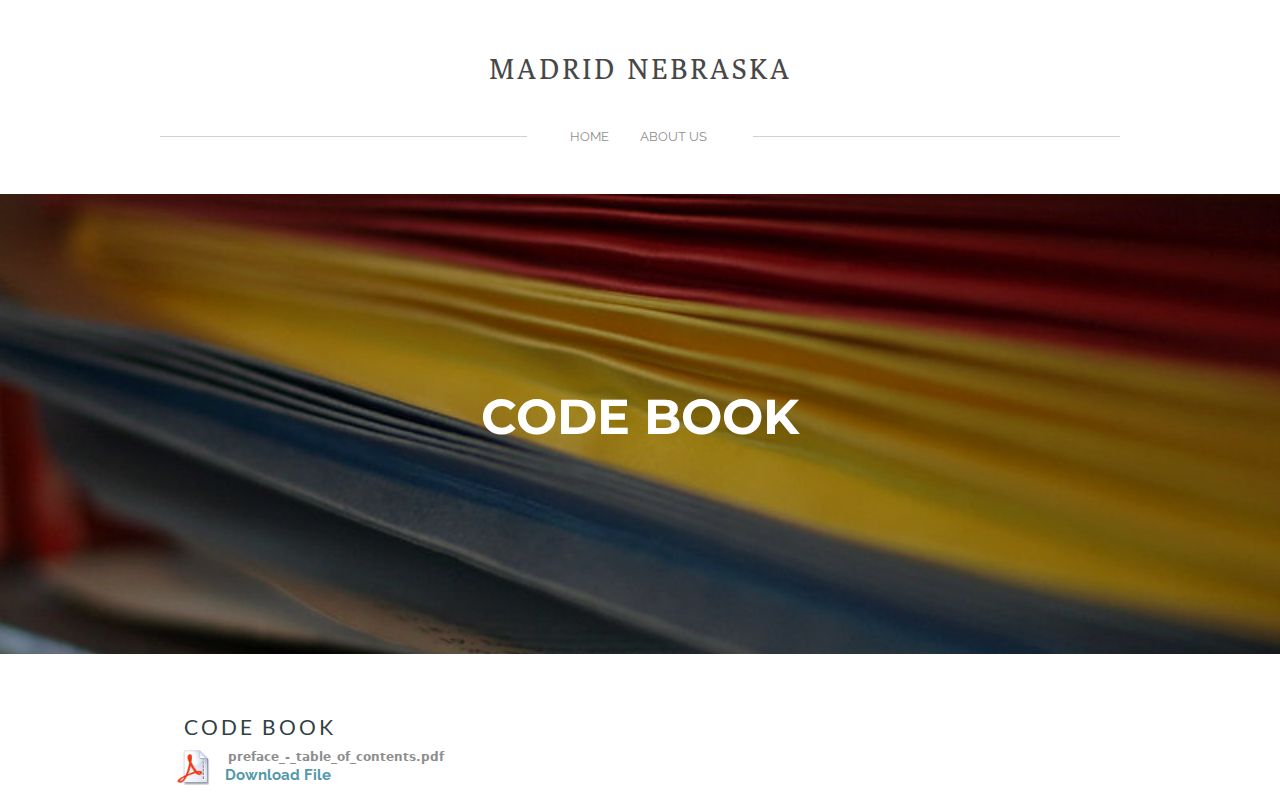 Madrid warrant search village code book interface