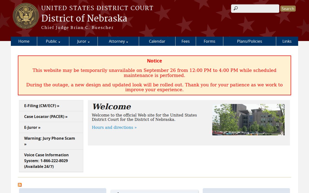 Perkins County arrest warrant federal court information